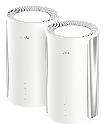 Cudy M11000 Tri-band (2.4 GHz / 5 GHz / 6 GHz) Wi-Fi 7 (802.11be) White 4 Internal
