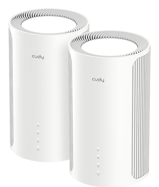 Cudy M11000 Tri-band (2.4 GHz / 5 GHz / 6 GHz) Wi-Fi 7 (802.11be) White 4 Internal