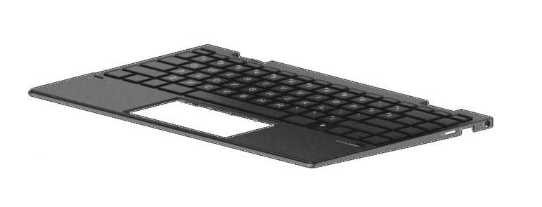 HP TOP COVER PLG W KB PLG BL UK M15291-031, Keyboard, UK English, Keyboard backlit, HP