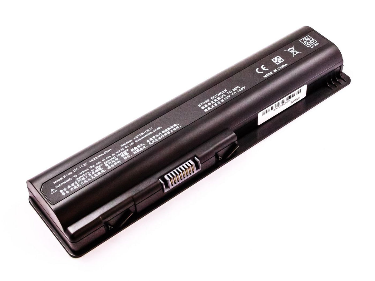 CoreParts Laptop Battery for HP 47.52Wh 10.8V 4400mAh 48Wh 6 Cell Li-ion 10.8V 4.4Ah, 462890-151, 462890-751, 497694-002