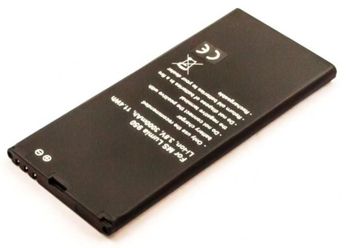 CoreParts Battery for Mobile 11.17Wh Li-ion 3.85V 2900mAh Lumia 950 Battery 11.2Wh Li-ion 3.8V 2900mAh Lumia 950 Battery