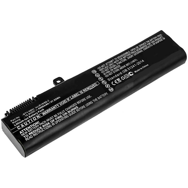 CoreParts Laptop Battery for MSI 47.52Wh 10.8V 4400mAh 47WH 6Cell Li-ion 10.8V 4.4Ah Black, MSI GE62 series, GE62 2QC-264XCN, GL62 6QD,