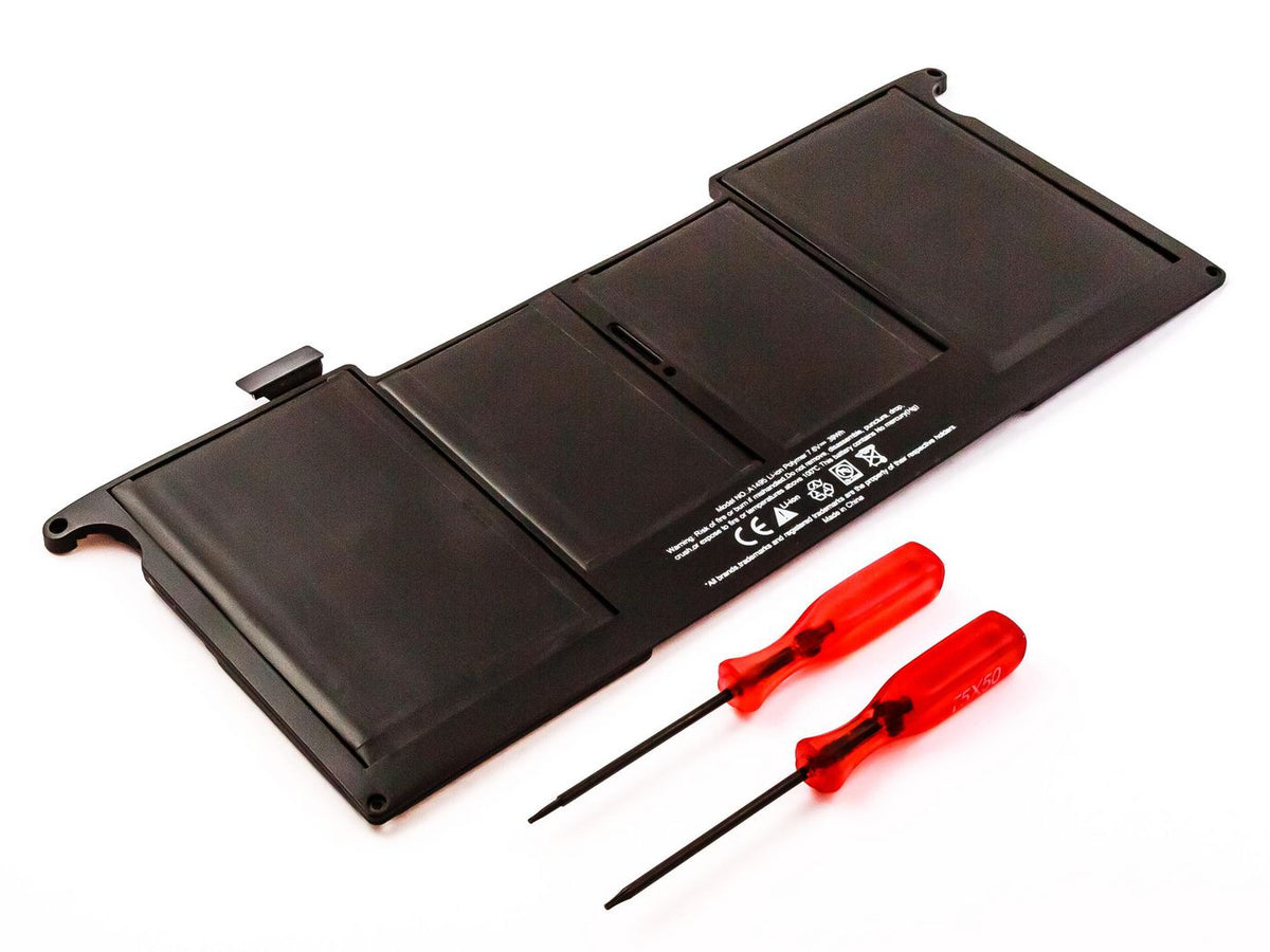 CoreParts Laptop Battery for Apple 37.96Wh 7.3V 5200mAh 38Wh 4 Cell Li-Pol 7.3V 5200mAh Black Macbook Air 11" A1465 Mid 2013 Early 2014 And