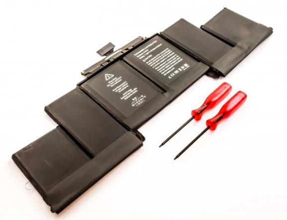 CoreParts Laptop Battery for Apple 99.50Wh 11.36V 8755mAh 99Wh Li-Pol 11.36V 8.7Ah For A1398 15" Retina Mid 2015
