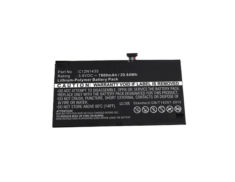 CoreParts Laptop Battery for Asus 29.64Wh 3.8V 7800mAh 30Wh Li-Pol 3.8V 7800mAh Black, Transformer Book T100HA