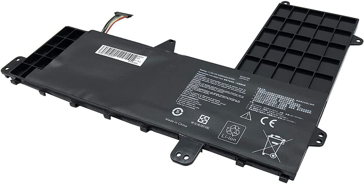CoreParts Laptop Battery for Asus 25.84Wh 7.6V 3400mAh 26WH 2Cell Li-Pol 7.6V 3400mAh Black, Asus:E502S E502MA