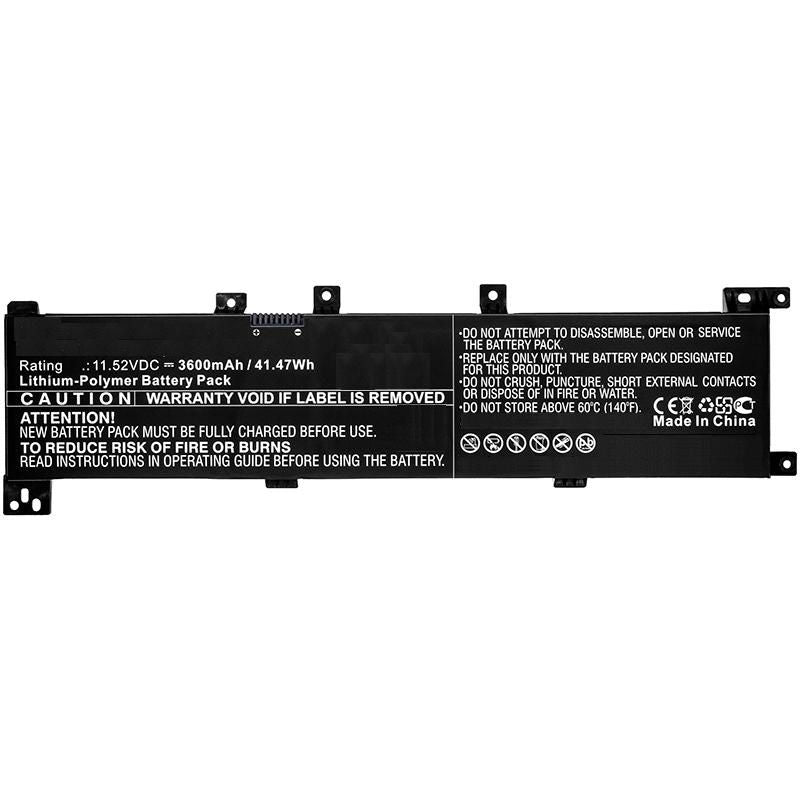 CoreParts Laptop Battery for Asus 41.47Wh 11.52V 3600mAh 41WH Li-ion 11.52V 3.6Ah A705QA, F705MA-BX030T, F705MA-BX058T