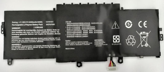 CoreParts Laptop Battery for Asus 49.09Wh 11.55V 4250mAh 49.09Wh Li-Pol 11.55V 4250mAh Black for Asus Notebook, Laptop BX433FN, Deluxe