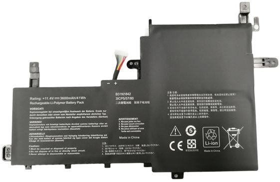 CoreParts Laptop Battery for Asus 41.04Wh 11.4V 3600mAh 41.04Wh Li-Polymer 11.4V 3600mAh for Asus K531FA, K531FL, S531FA
