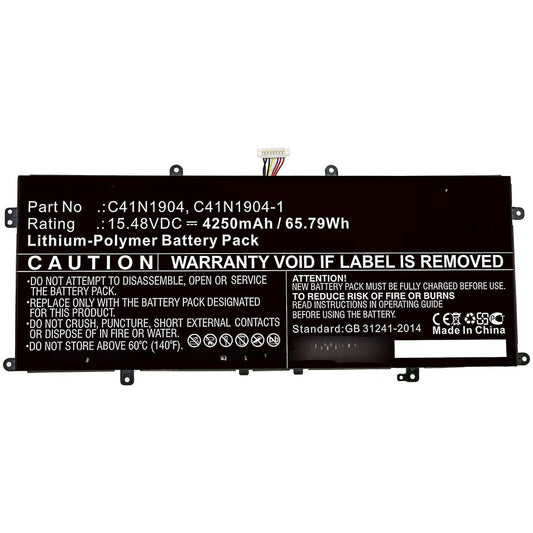 CoreParts Laptop Battery for Asus 49.28Wh 15.4V 3200mAh 49Wh Li-Polymer 15.4V 3200mAh for Asus Deluxe 14S, UX425IA, X435EA