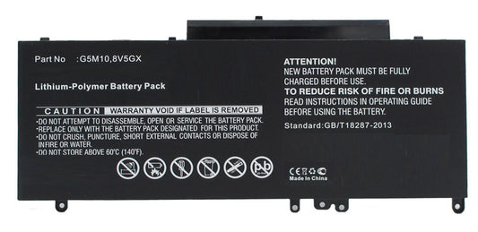 CoreParts Laptop Battery for Dell 44.40Wh 7.4V 6000mAh 44.40Wh 4Cell Li-Pol 7.4V 6000mAh Black, DELL: DELL Latitude 14 Series DELL Latitude 14