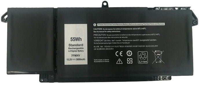 CoreParts Laptop Battery for Dell 54.72Wh 15.2V 3600mAh 54,72Wh Li-Polymer 15.2V 3600mAh for DELL Latitude 5320, Latitude 7320, Latitude 7420