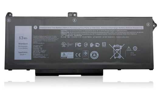 CoreParts Laptop Battery for Dell 62.32Wh 15.2V 4100mAh 62.32Wh Li-ion 15.2V 4100mAh Black for Latitude 14 5420, Latitude 14 5420 CHKFM,