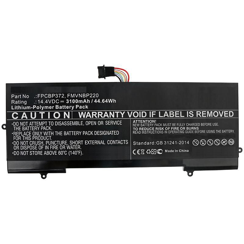 CoreParts Laptop Battery for Fujitsu 44.64Wh 14.4V 3100mAh 45WH Li-Pol 14.4V 3.1Ah Lifebook U77