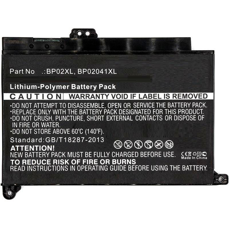 CoreParts Laptop Battery for HP 40.28Wh 7.6V 5300mAh 40.28Wh Li-Pol 7.6V 5300mAh Black, Pavilion 15-AU010WM, Pavilion 15-AU018wm, Pavilion PC 15,