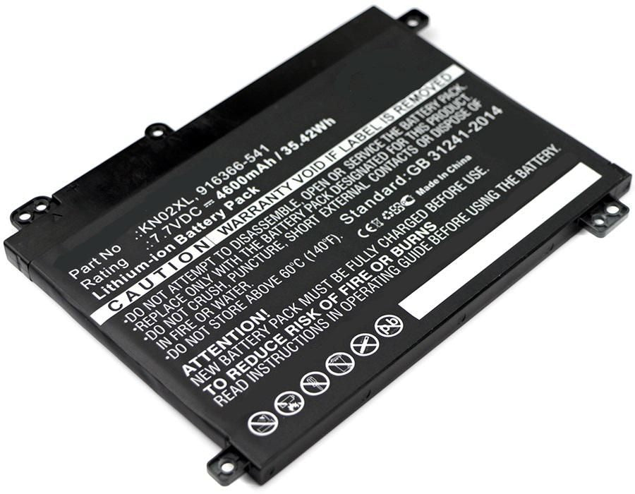 CoreParts Laptop Battery for HP 35.42Wh 7.7V 4600mAh 35Wh Li-ion 7.7V 4600mAh Black, Pavilion 11M, Pavilion 11M-AD000, Pavilion 11M-AD013DX