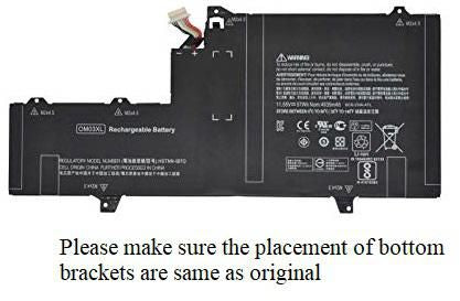 CoreParts Laptop Battery for HP 54.29Wh 11.55V 4700mAh 54WH Li-Pol 11.55V 4700mAh Black 863280-855