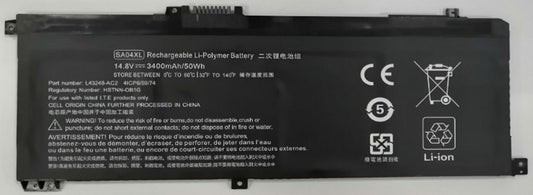 CoreParts Laptop Battery for HP 50.32Wh 14.8V 3400mAh 50Wh Li-ion 14.8V 3350mAh for HP Envy 15-DR0000, Envy 15-DR0000 X360, Envy 15-dr0001ng