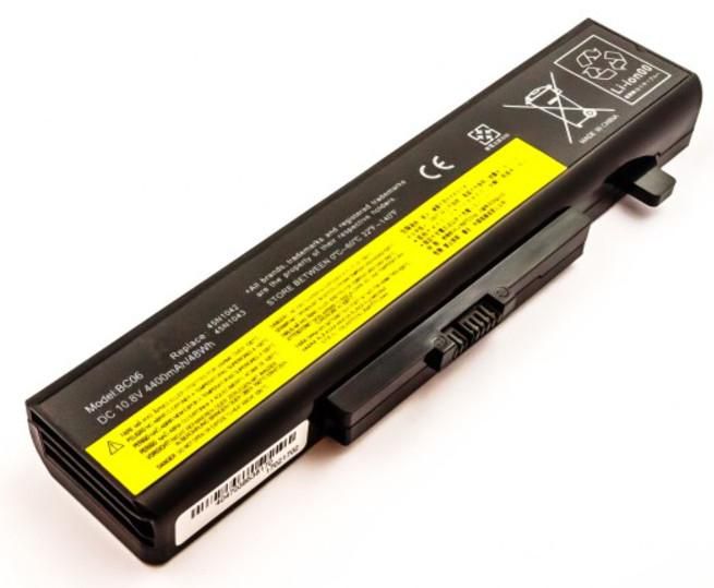 CoreParts Laptop Battery for Lenovo 48Wh 10.8V 4400mAh 48Wh 6 Cell Li-ion 10.8V 4.4Ah Black, for Lenovo Edge series