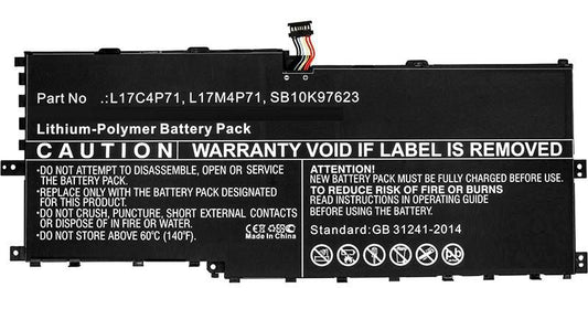 CoreParts Laptop Battery for Lenovo 44.08Wh 15.2V 2900mAh 44Wh Li-Pol 15.17V 2900mAh Black, ThinkPad X1 Yoga 2018