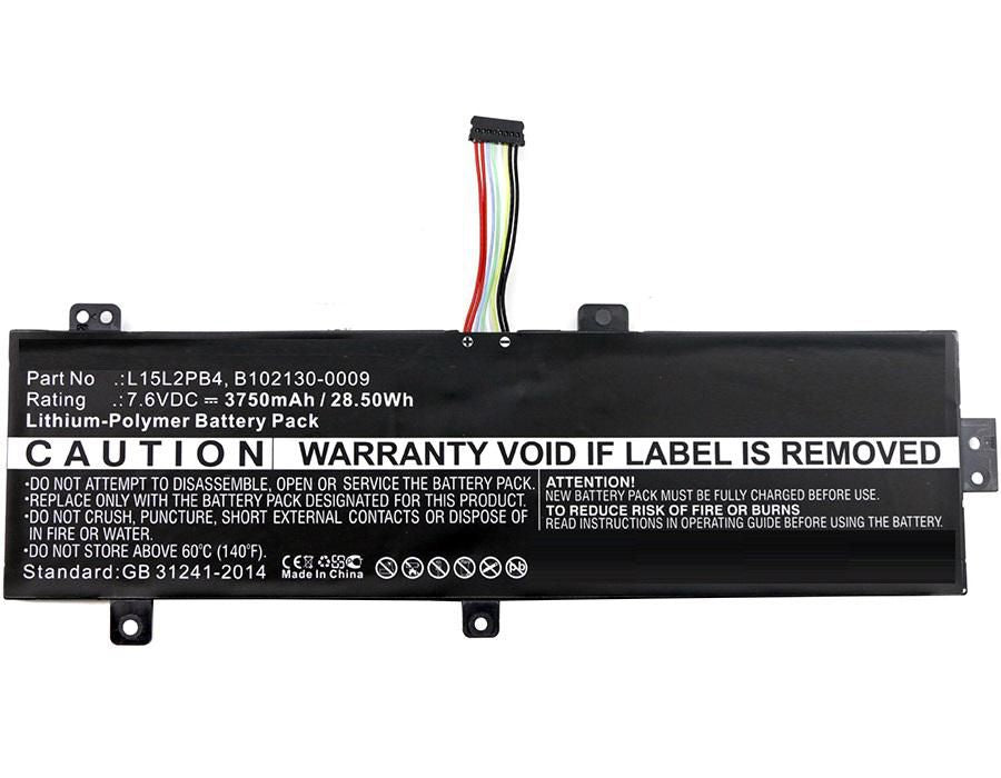 CoreParts Laptop Battery for Lenovo 27.36Wh 7.6V 3600mAh 27Wh Li-Pol 7.6V 3500mAh Black, ideapad 310 15", 310 15" Touch, 310-15ISK,