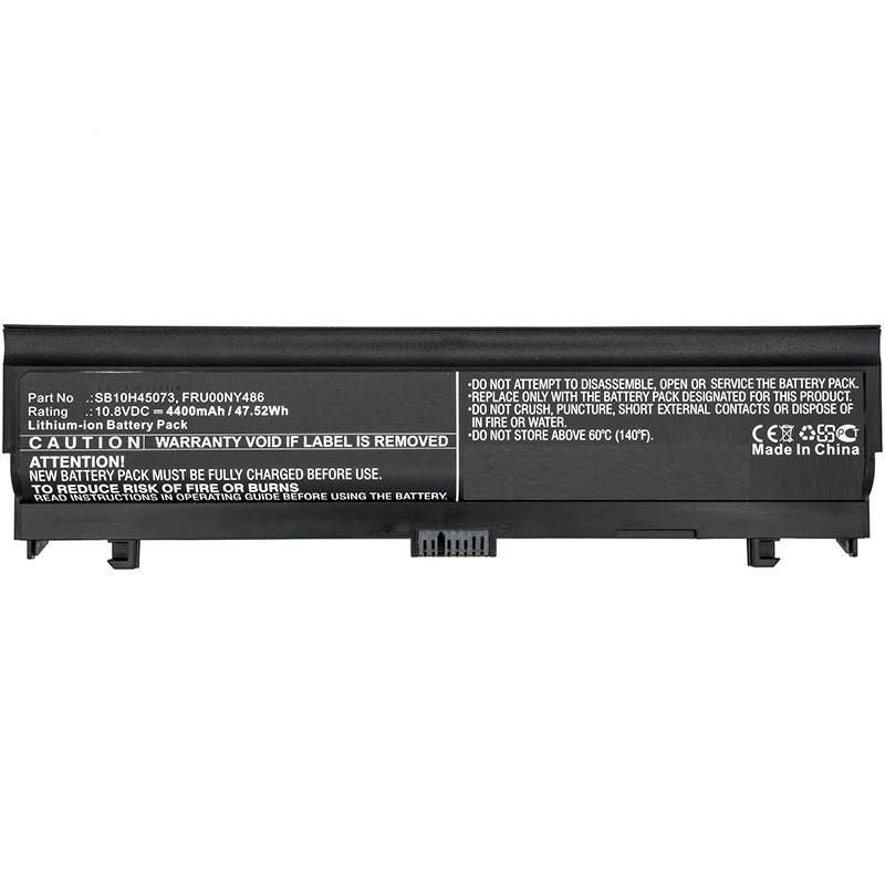 CoreParts Laptop Battery for Lenovo 47.52Wh 10.8V 4400mAh 48Wh Li-ion 10-8V 4400mAh Black, Thinkpad L560