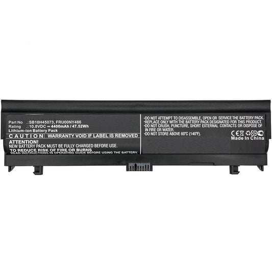 CoreParts Laptop Battery for Lenovo 47.52Wh 10.8V 4400mAh 48Wh Li-ion 10-8V 4400mAh Black, Thinkpad L560