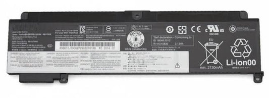 CoreParts Laptop Battery for Lenovo 22.80Wh 11.4V 2000mAh 23WH Li-Pol 11.4V 2Ah Black, Lenovo ThinkPad T460S, ThinkPad T470s