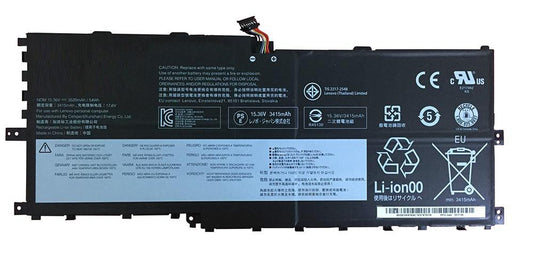 CoreParts Laptop Battery for Lenovo 54.00Wh 15.36V 3510mAh 54Wh Li-Pol 15.36V 3.5Ah for X1 Yoga 3rd Gen (Type 20LD, 20LE, 20LF, 20LG) Laptop