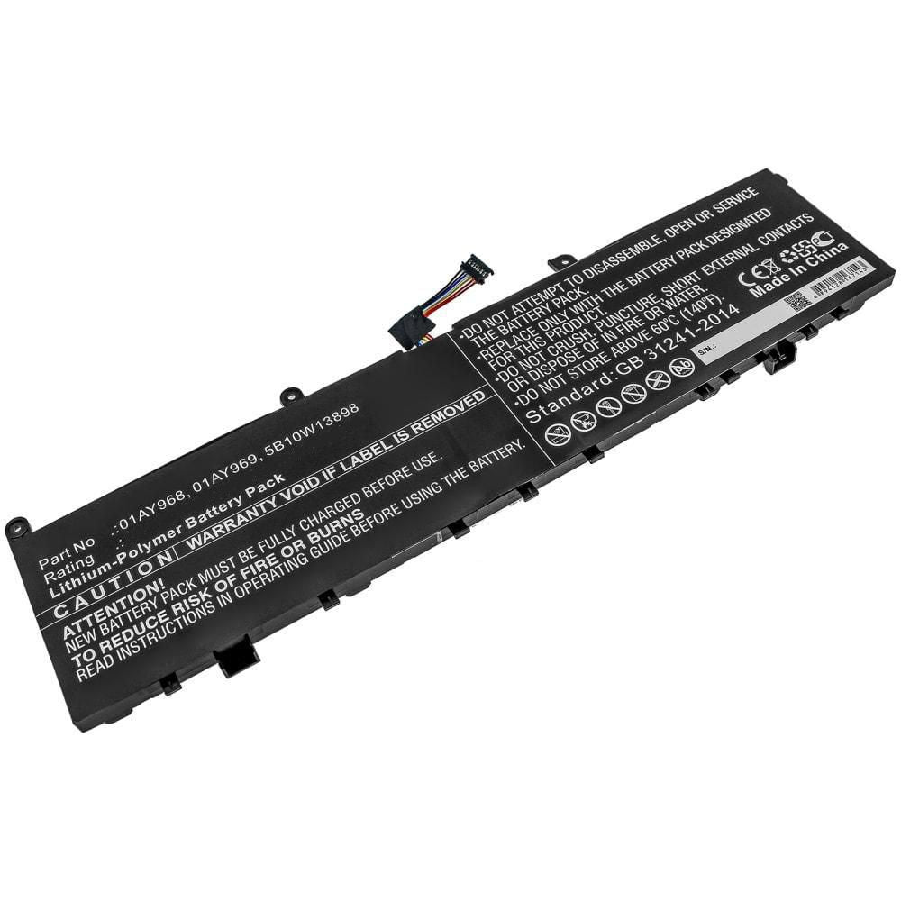 CoreParts Laptop Battery for Lenovo 79.10Wh 15.36V 5150mAh 79Wh Li-Polymer 15.36V 5150mAh for Lenovo ThinkPad P1, ThinkPad P1 (20MD0001GE),