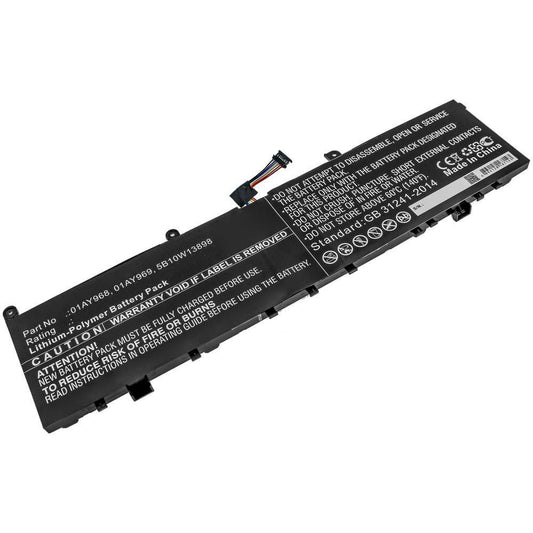 CoreParts Laptop Battery for Lenovo 79.10Wh 15.36V 5150mAh 79Wh Li-Polymer 15.36V 5150mAh for Lenovo ThinkPad P1, ThinkPad P1 (20MD0001GE),