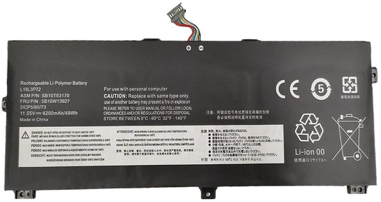 CoreParts Laptop Battery for Lenovo 48.51Wh 11.55V 4200mAh 49Wh Li-Polymer 11.55V 4200mAh for Lenovo ThinkPad X390 Yoga, ThinkPad X390