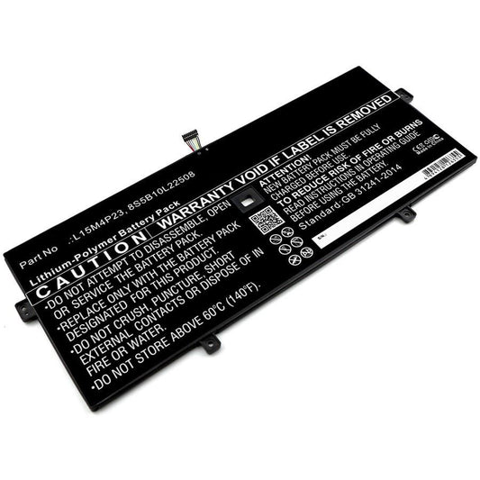 CoreParts Laptop Battery for Lenovo 74.48Wh 7.6V 9800mAh 75.26Wh Li-Polymer 7.68V 9800mAh Black for Yoga 5 Pro, Yoga 5 Pro(512G), YOGA 910,