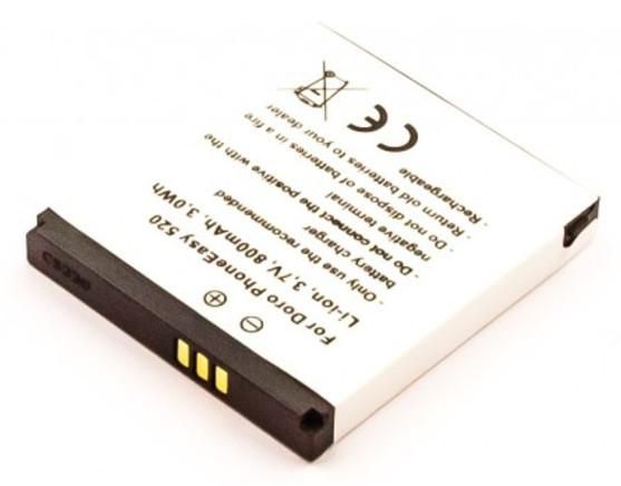 CoreParts Battery for Mobile 2.96Wh Li-ion 3.7V 800mAh 3.0Wh Li-ion 3.7V 800mAh PhoneEasy 520, 520x, 606, 613, 621, 622, 623, 624, 626, 631,