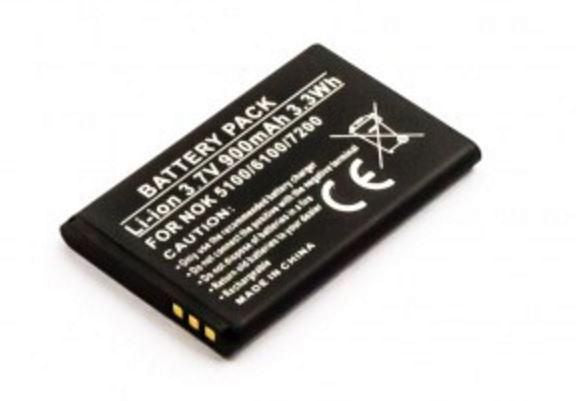 CoreParts Battery for Mobile 3.3Wh Li-ion 3.7V 900mAh Nokia 3.3Wh Li-ion 3.7V 900mAh Nokia