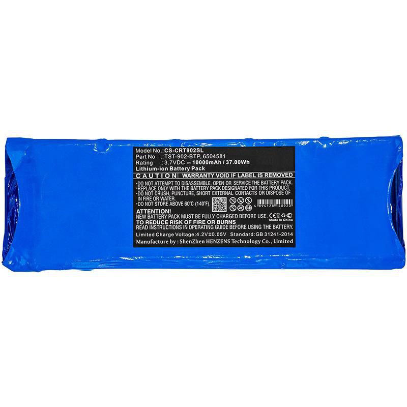CoreParts Battery 37.00Wh Li-ion 3.7V 10000mAh Blue for Remote Control 37Wh Li-ion 3.7V 10000mAh Blue for Crestron Remote Control TST-902