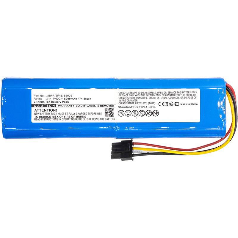 CoreParts Battery for Xiaomi Vacuum 74.9Wh 14.4V Li-ion 5200mAh XIAOMI Mi RoboMijia, Roborock S50
