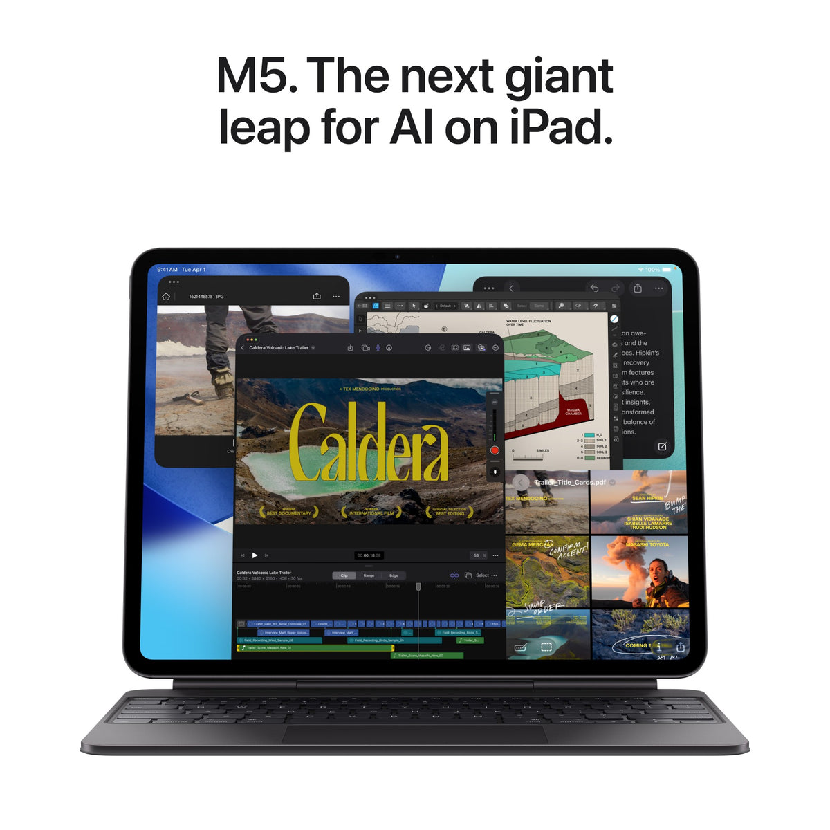 Apple iPad 11-inch Pro Wi‑Fi 256GB with standard glass - Space Black