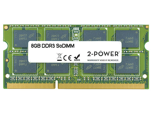 2-Power 8GB MultiSpeed 1066/1333/1600 MHz SODIMM Memory