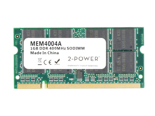 2-Power 1GB PC3200 400MHz SODIMM Memory
