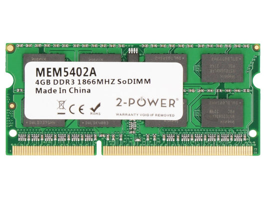 2-Power 4GB DDR3 1866MHZ SODIMM Memory