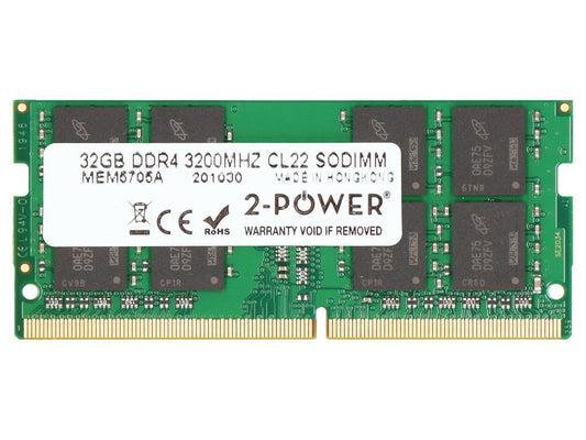 2-Power MEM5705A memory module 32 GB 1 x 32 GB DDR4 260-pin SO-DIMM