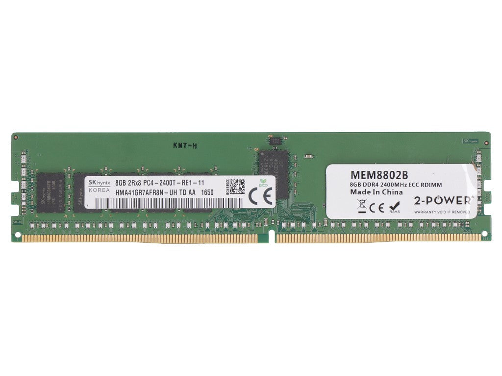 2-Power MEM8802B memory module 8 GB 1 x 8 GB DDR4 ECC