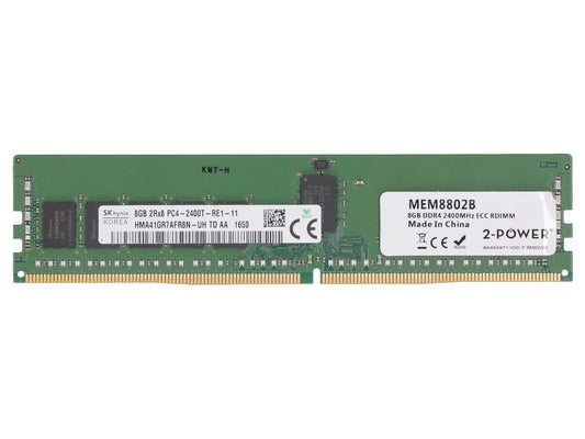 2-Power MEM8802B memory module 8 GB 1 x 8 GB DDR4 ECC