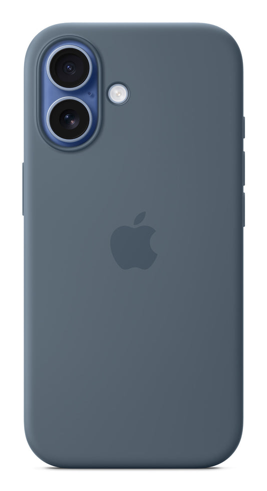 Apple iPhone 17 Silicone Case with MagSafe – Anchor Blue