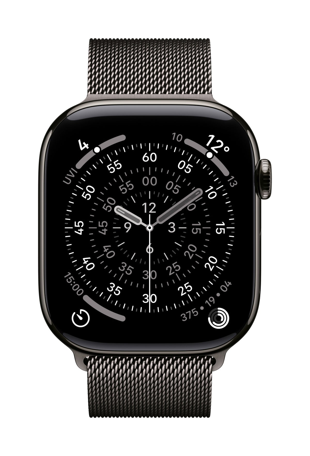 Apple MGJ74ZM/A smart wearable accessory Band Slate colour Stainless steel