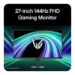 LG UltraGear G4 27" IPS Full HD 144Hz Height-Adjustable Gaming Monitor