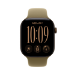 Apple Watch Series 12 GPS 46mm Dark Bronze Aluminium Case with Olive Sport Band - M/L