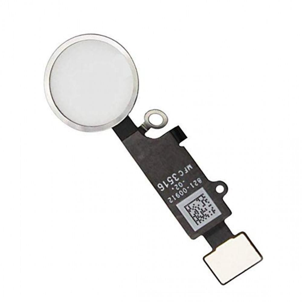 CoreParts home button assembly White for iPhone 7G 4.7" / 7+ 5.5" / 8 / 8 Plus with silver ring iPhone 7G 4.7" / iPhone 7+ 5.5" / Iphone 8 / 8