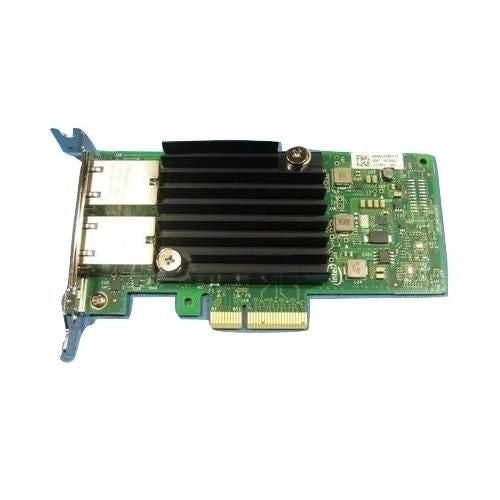 Dell Intel X550 Dual Port 10G Base-T adapter LP 540-BBRG, 540-BBRG, Internal, Wired, PCI Express, Ethernet, 10000 Mbit/s, Black, Green